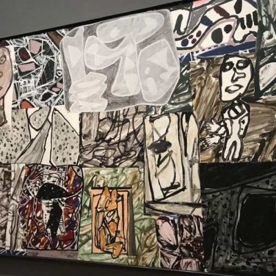 Jean Dubuffet painting from his Exhibition at the Stedelijk in Amsterdam